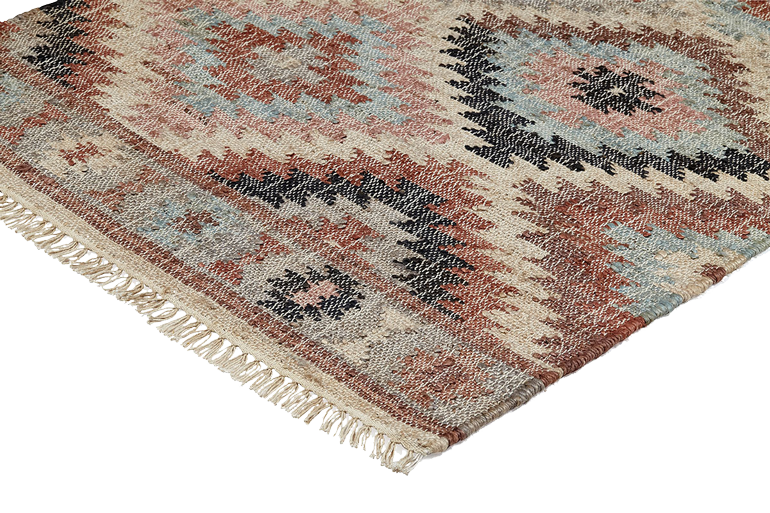 Liv Interior Jute Kelim PUEBLA Tæppe 90 x 120 cm