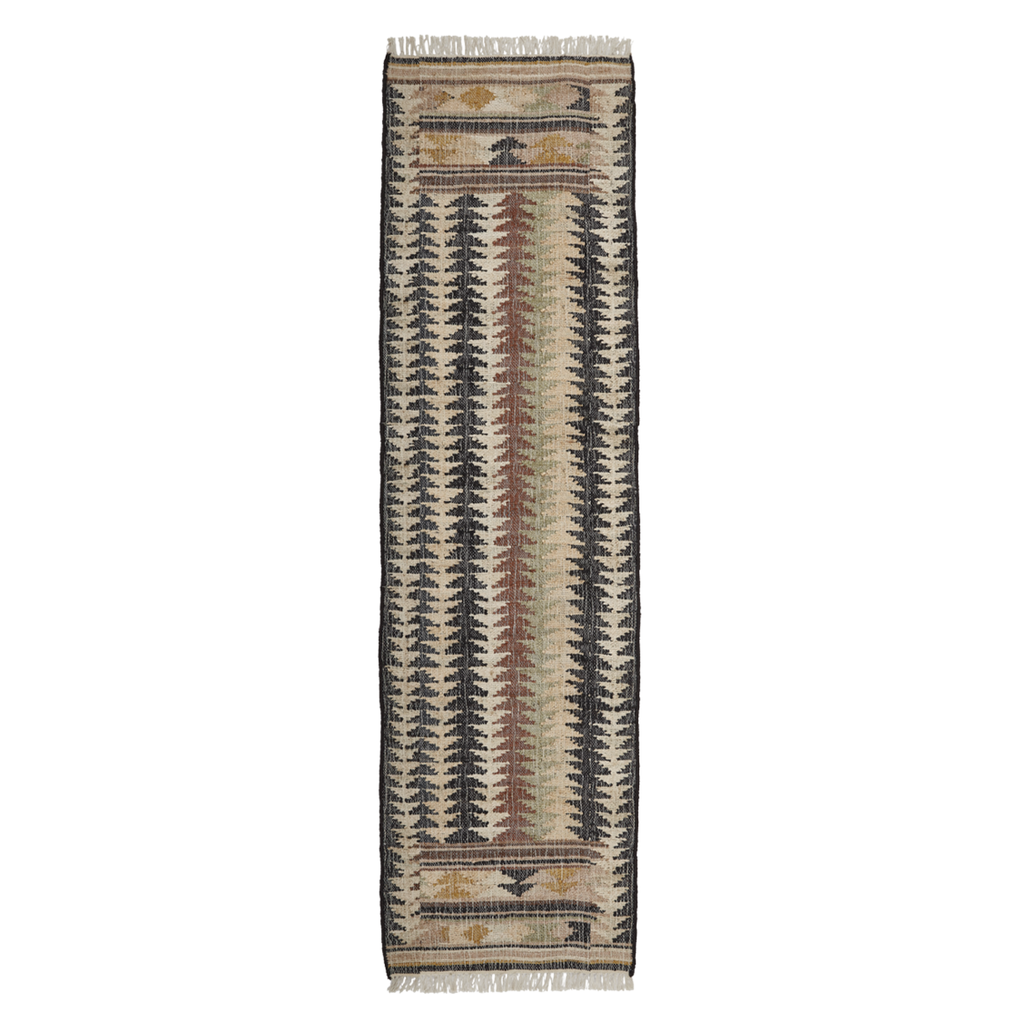 Liv Interior Jute Kelim FIR Tæppe 70 x 250 cm