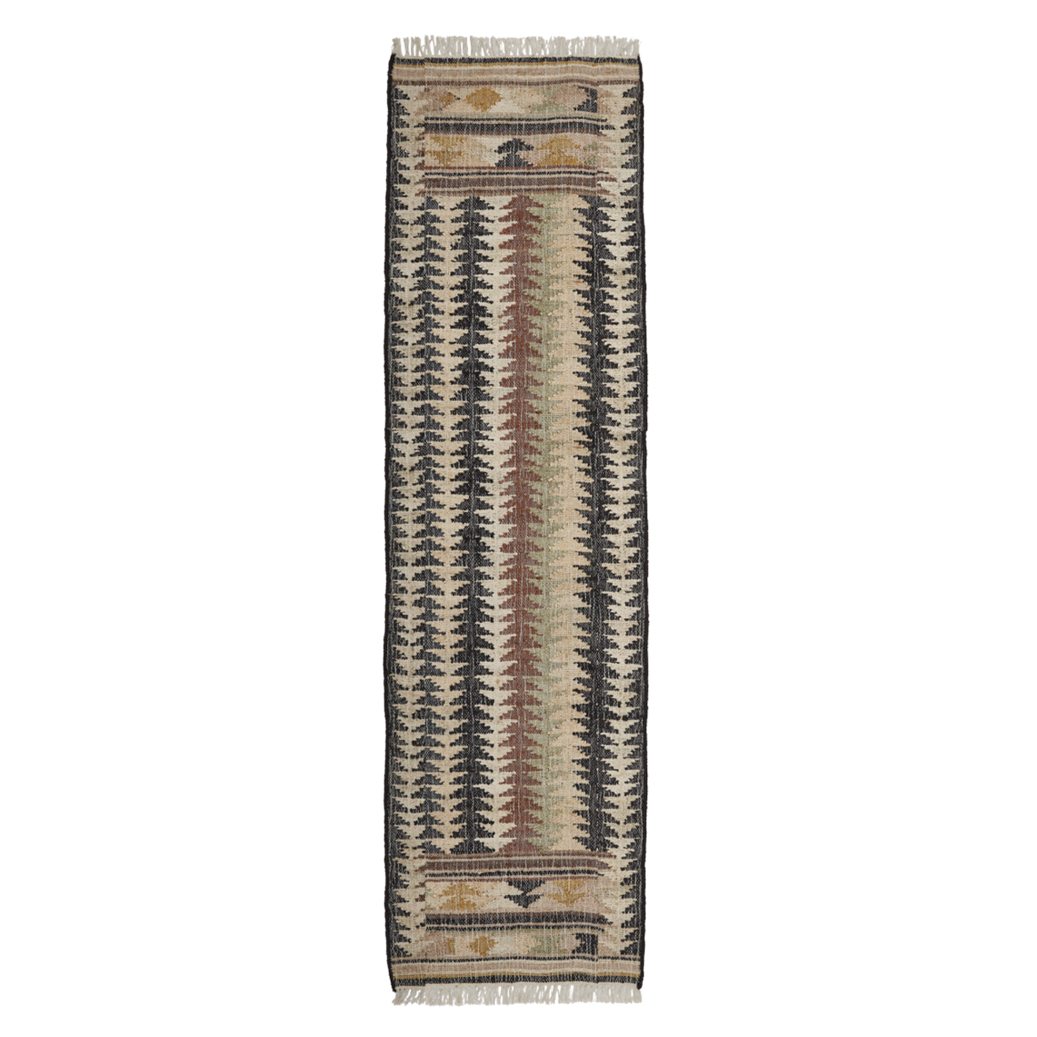 Liv Interior Jute Kelim FIR Tæppe 70 x 250 cm