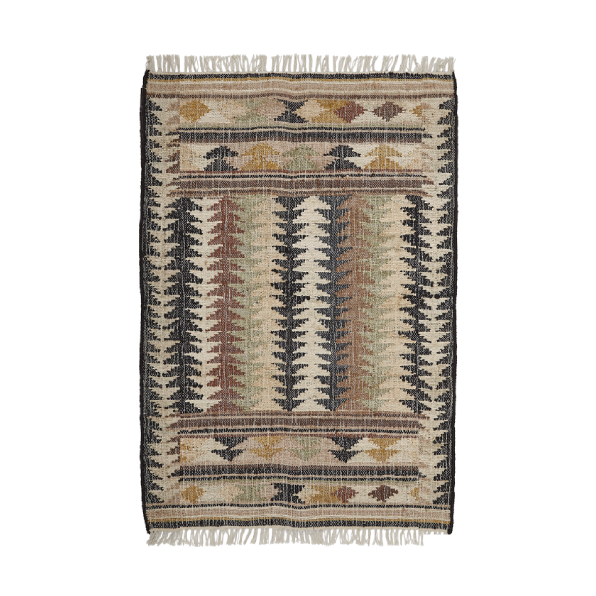 Liv Interior Jute Kelim FIR Tæppe 90 x 120 cm