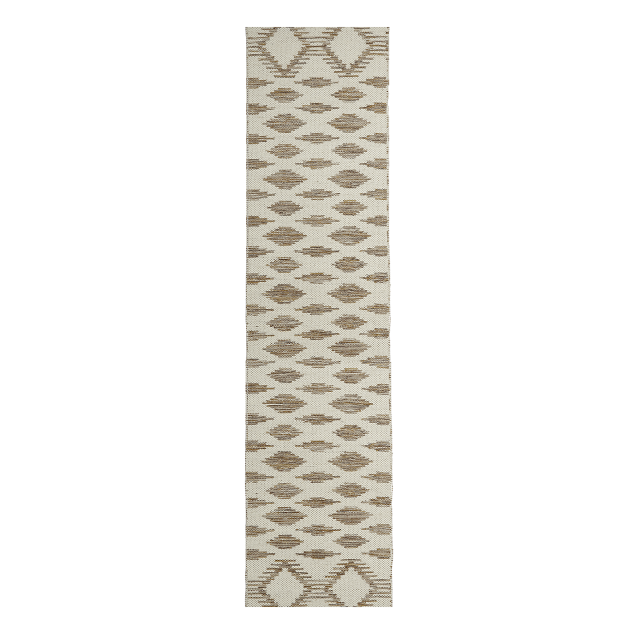 Liv Interior IDUN Wool Tæppe 70 x 250 cm - Caramel/Cream