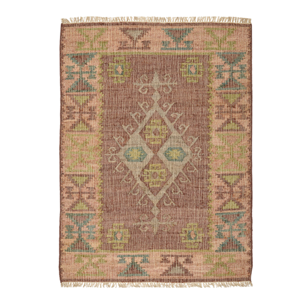 Liv Interior Jute Kelim MUSCAT Tæppe 140 x 200 cm