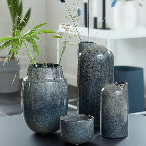 Lübech Living Aya Vase - Dark Blue Stone