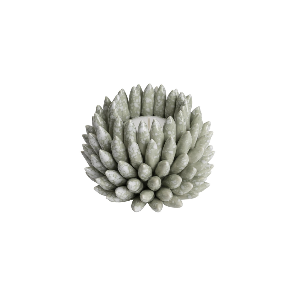 Mogihome Shelly Fyrfadsstage - Light Green