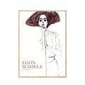 Egon Schiele "Portræt af en kvinde" Plakat 50 x 70 cm