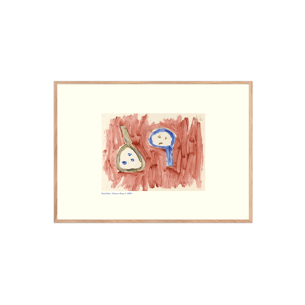 Paul Klee "Flower Pans I" Plakat - 30 x 40 cm