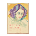Edvard Munch "Female Head" Plakat - 60 x 84 cm