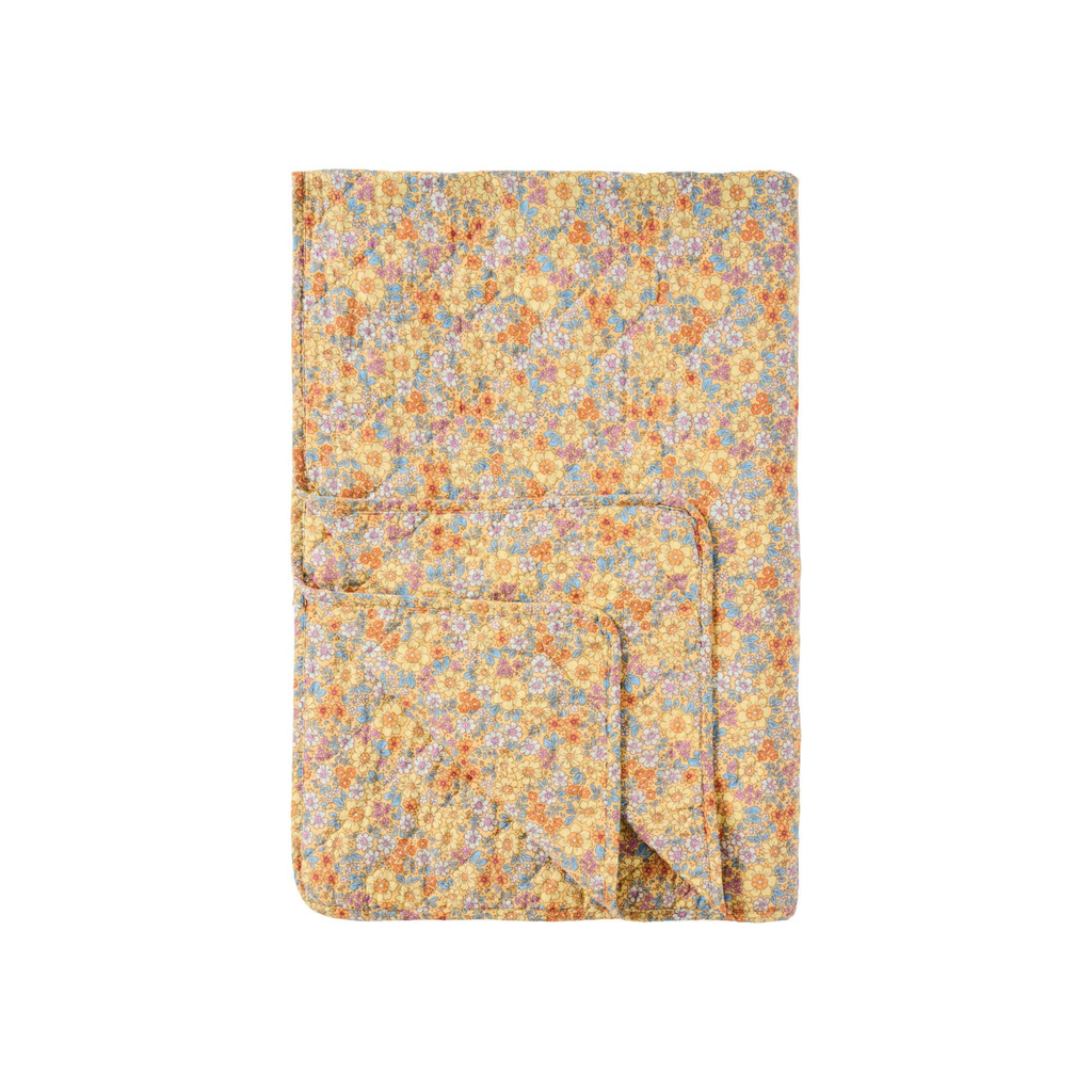 Ib Laursen Quilt Plaid - Gul/Blå/Orange/Lilla
