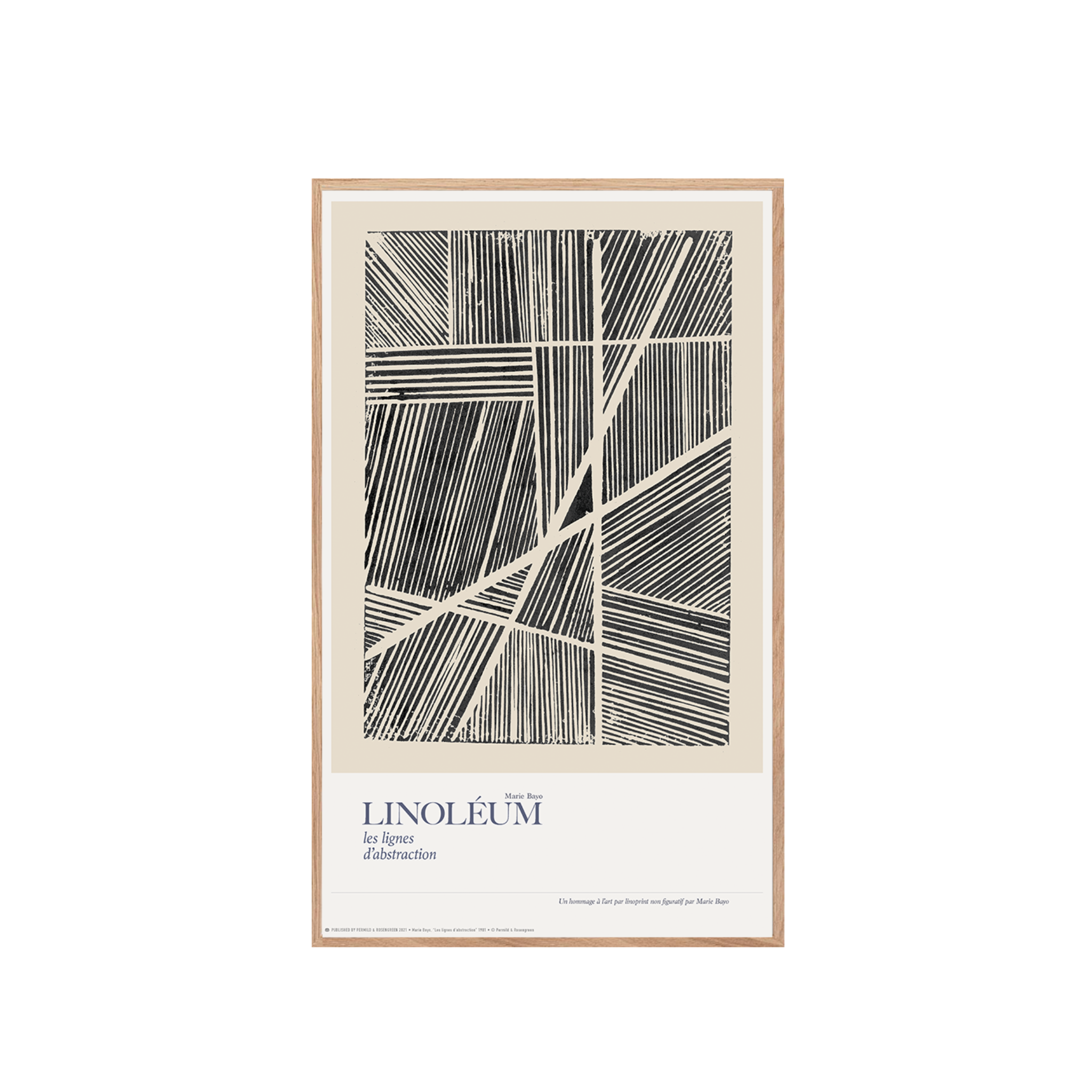 Marie Bayo "Linoléum" Plakat 33 x 55 cm