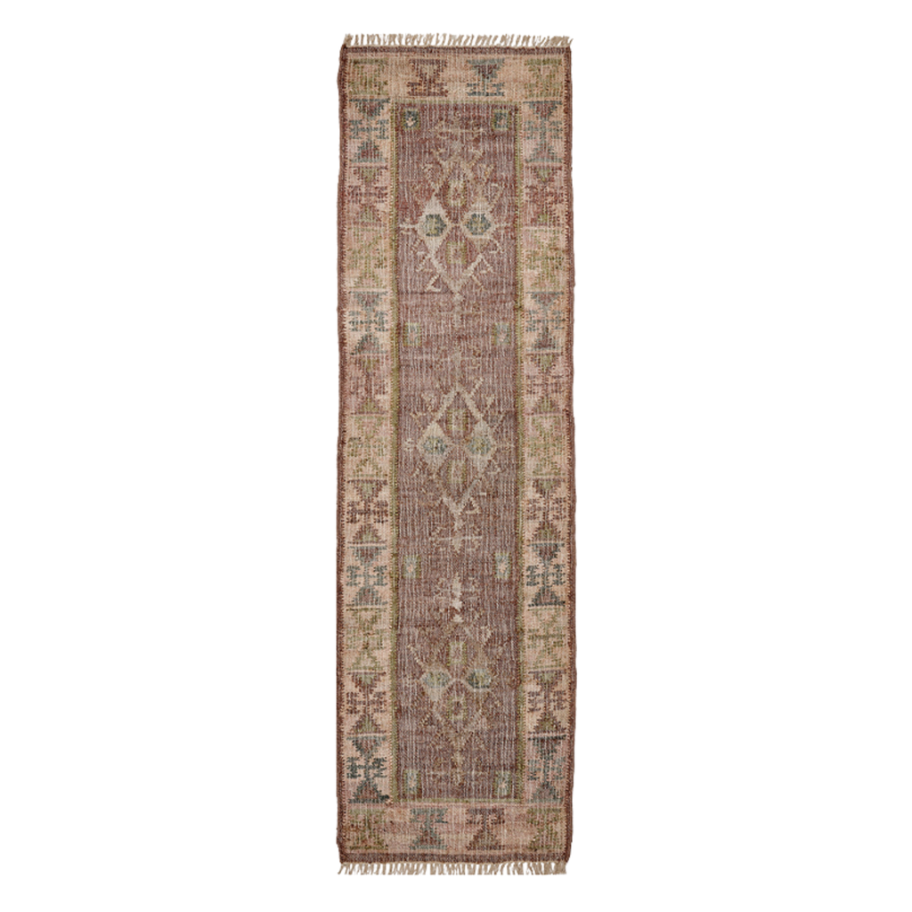 Liv Interior Jute Kelim MUSCAT Tæppe 70 x 250 cm