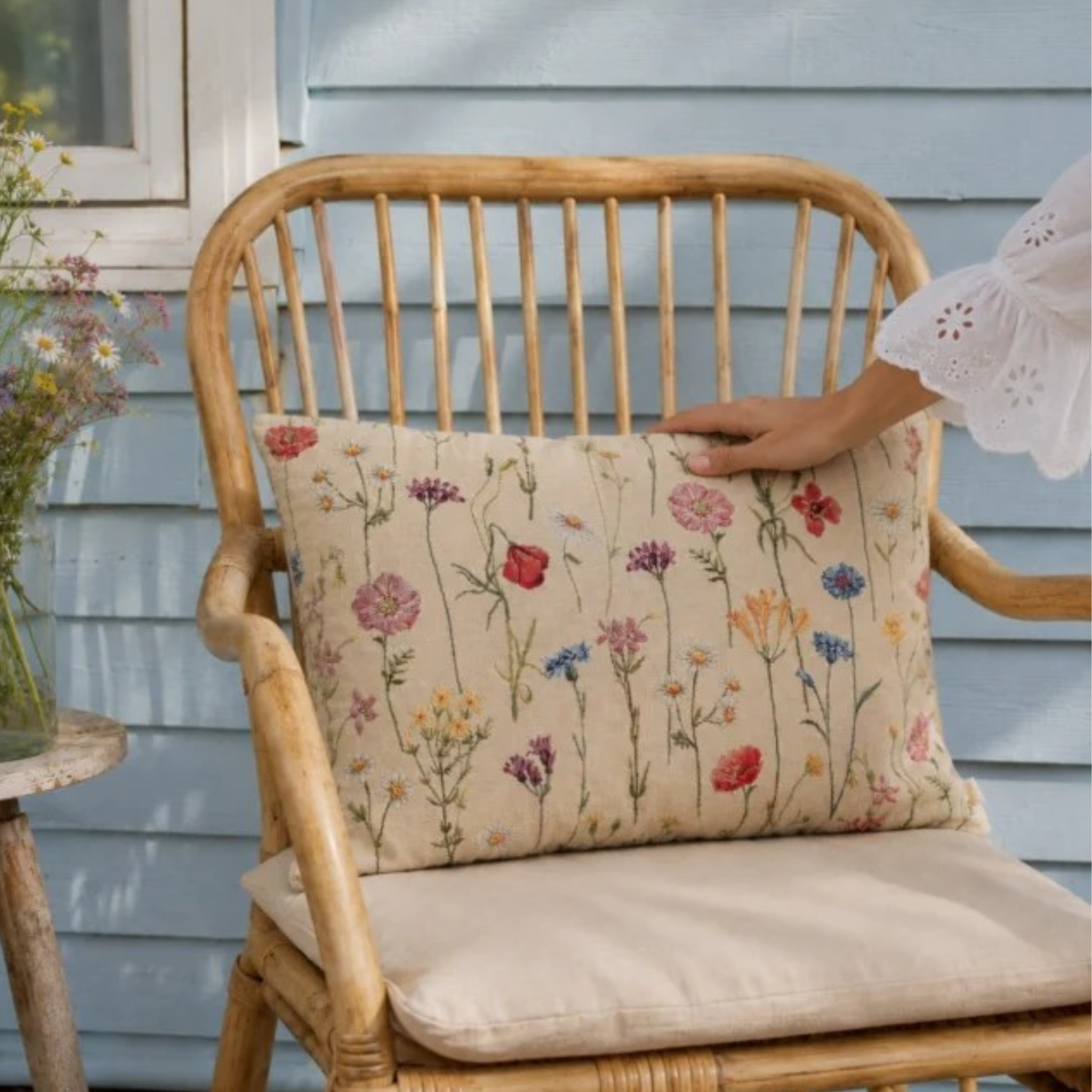 Spliid Flowerfield Pude - Beige