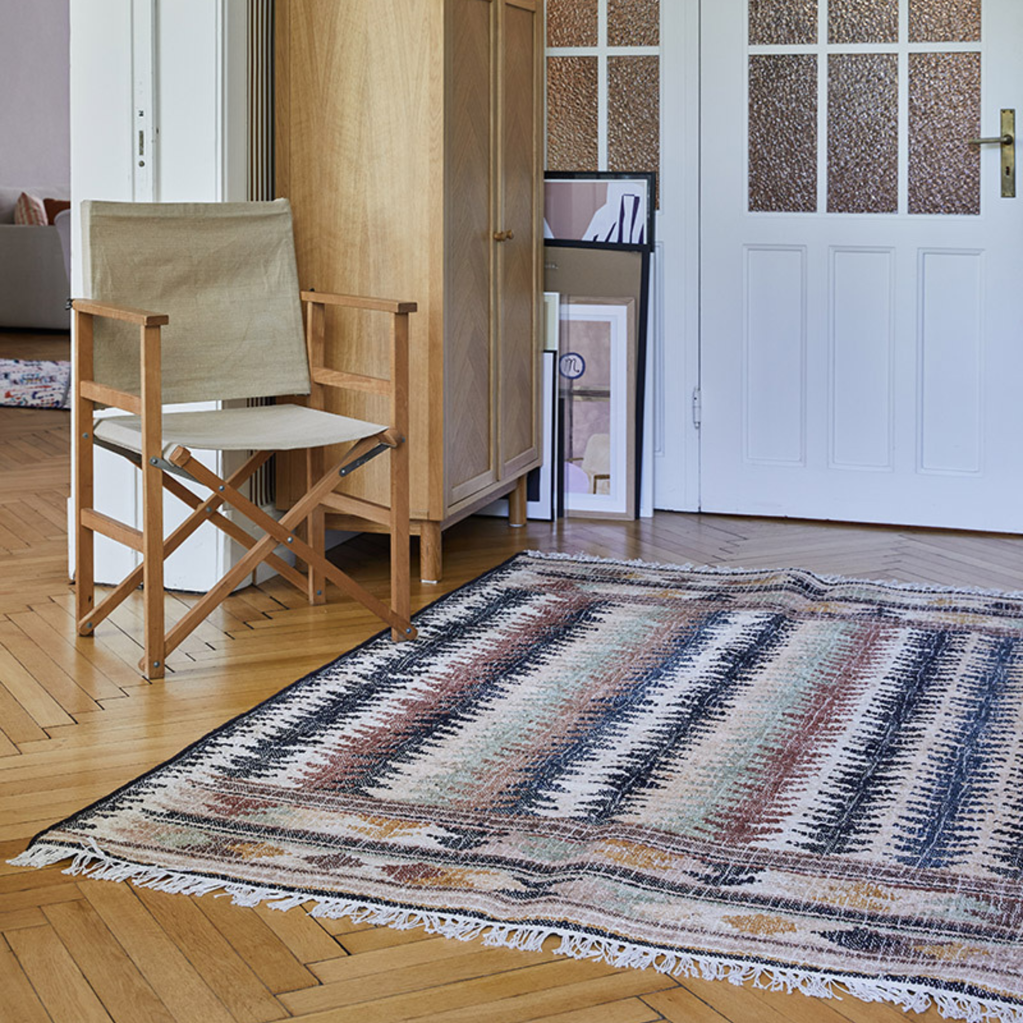 Liv Interior Jute Kelim FIR Tæppe 140 x 200 cm
