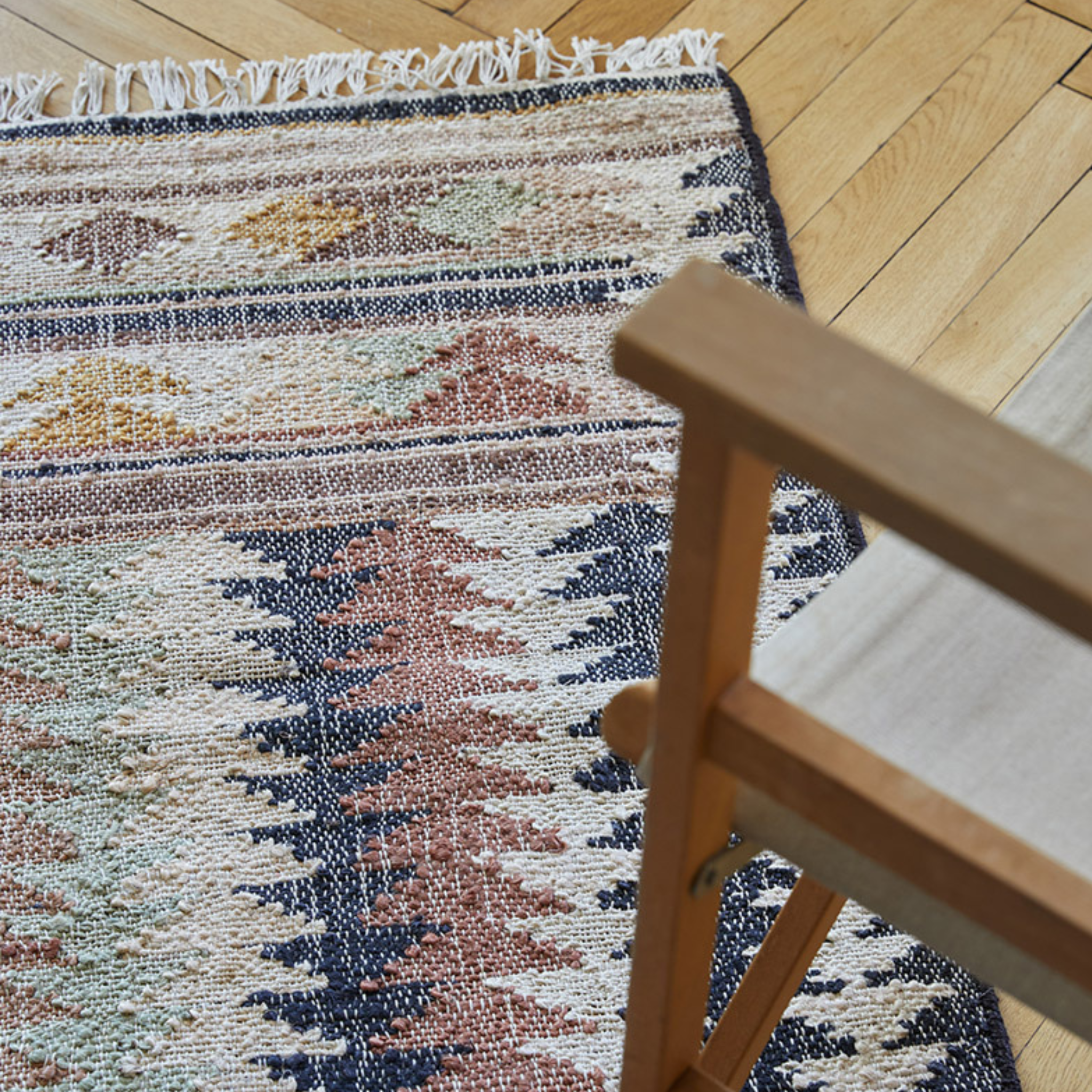 Liv Interior Jute Kelim FIR Tæppe 140 x 200 cm