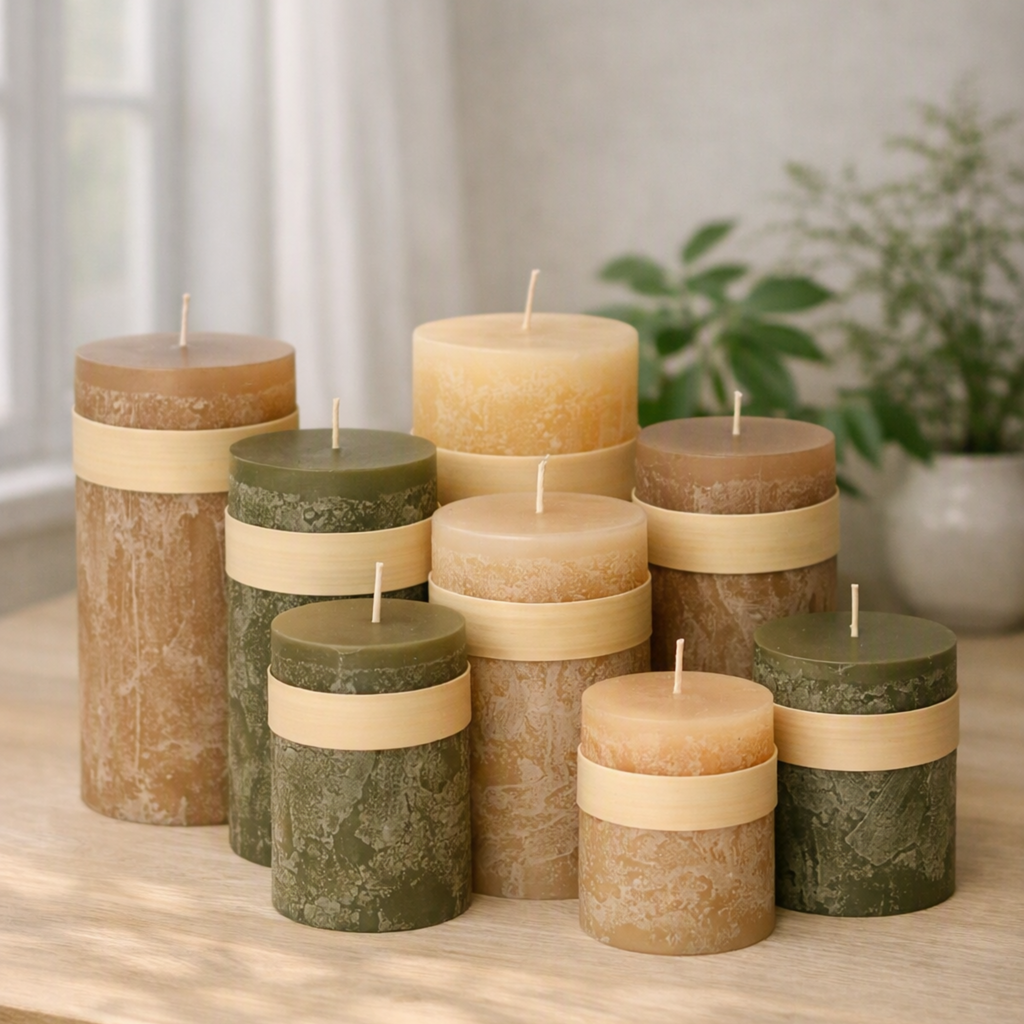 Vance Kitira Timber Bloklys Burnt Olive - Flere størrelser