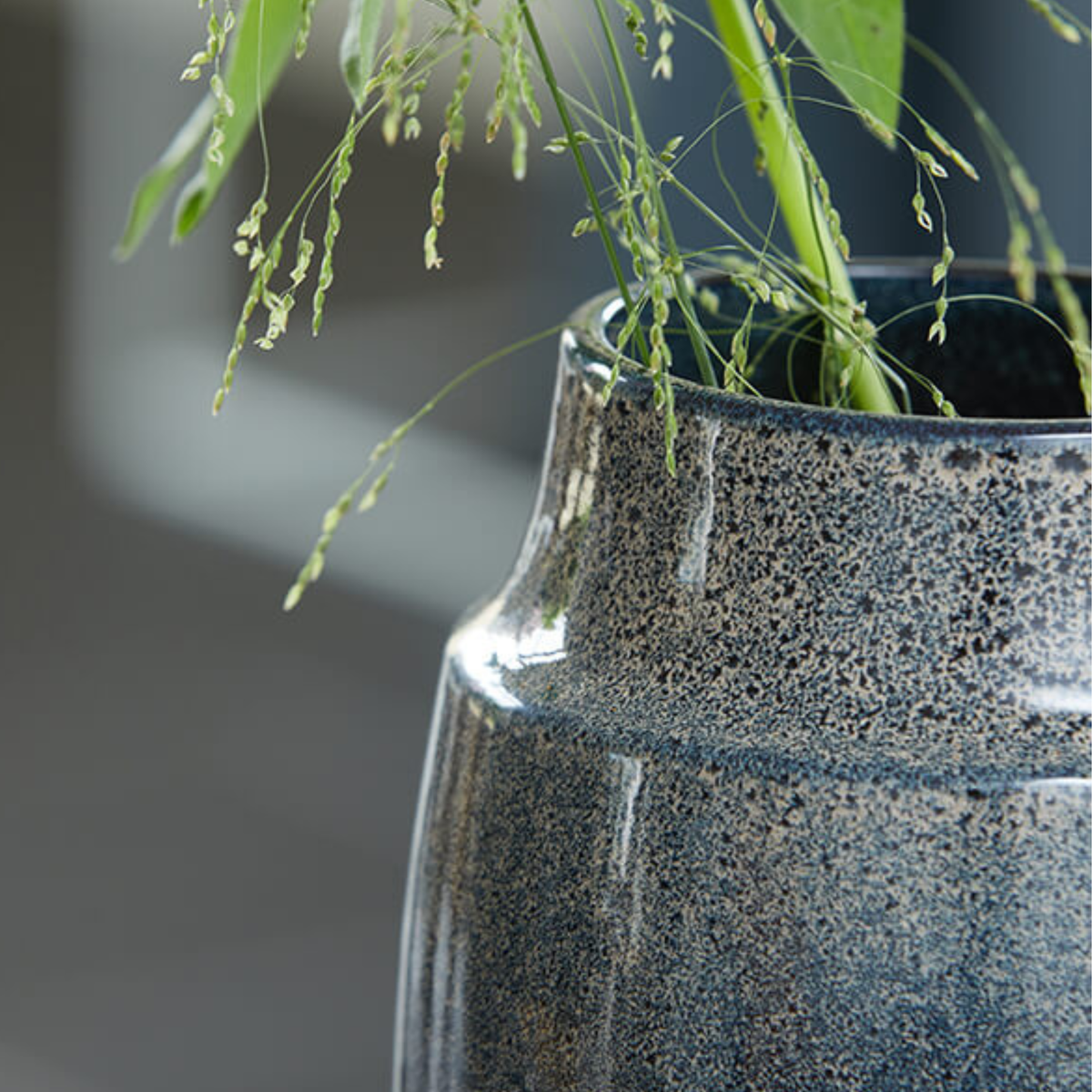Lübech Living Aya Vase - Dark Blue Stone