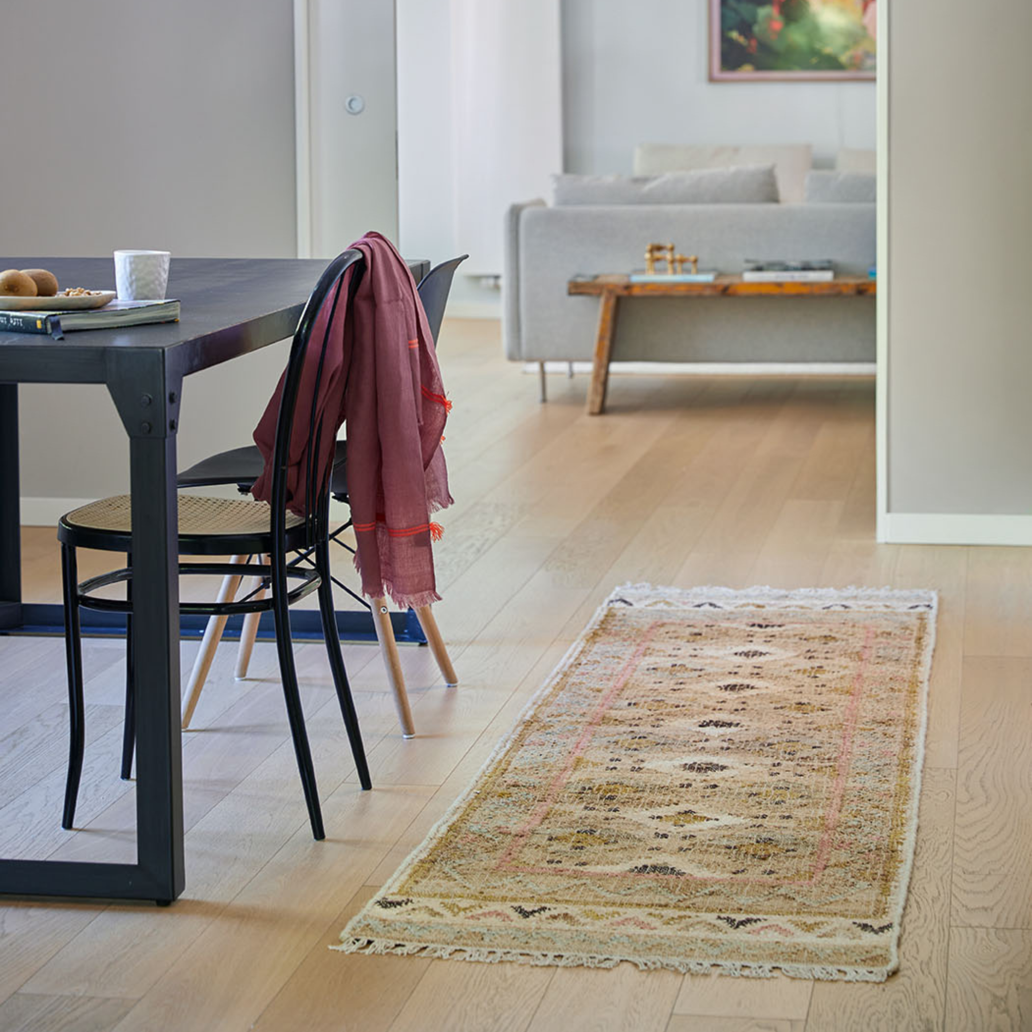 Liv Interior Jute Kelim PROVENCE Tæppe 70 x 250 cm