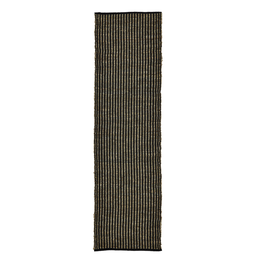 Liv Interior SAIGON Seagrass Tæpper 70 x 250 cm - Black