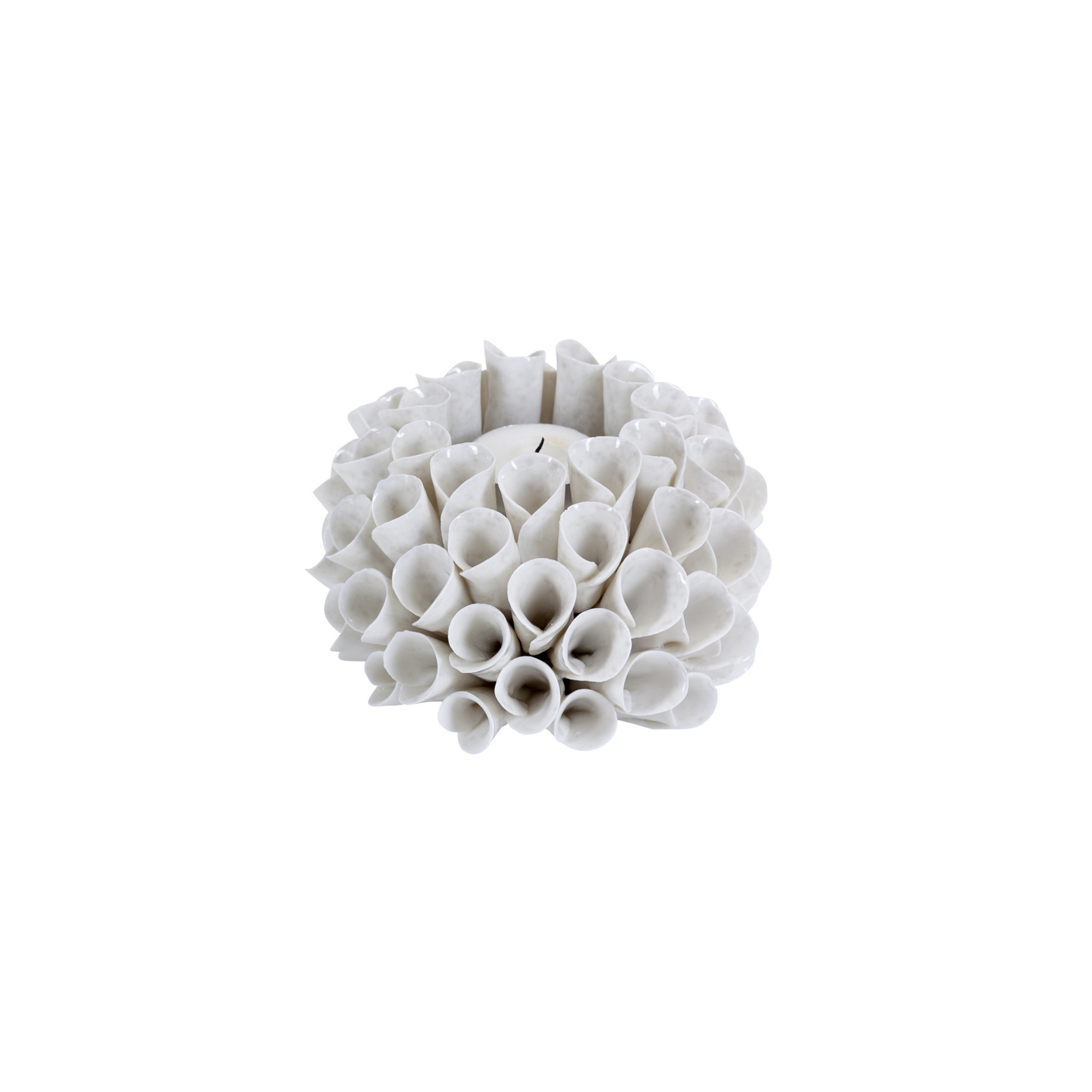 Mogihome Shelly Fyrfadsstage - Creme