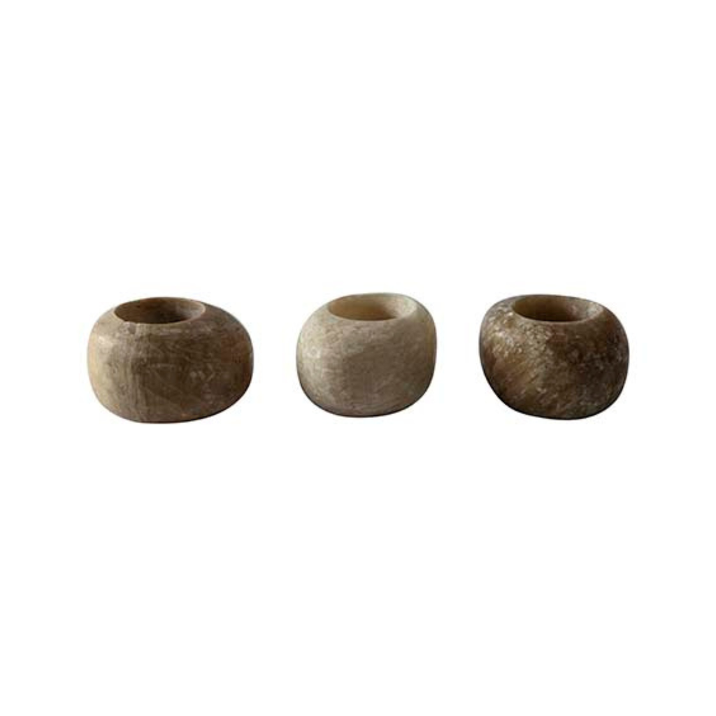 Snowdrops Copenhagen Onyx Oval Fyrfadsstage - 3 farver