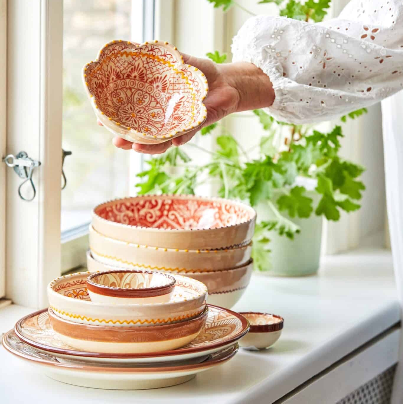 Spliid Aris Clay Scalloped Skål - 2 farver