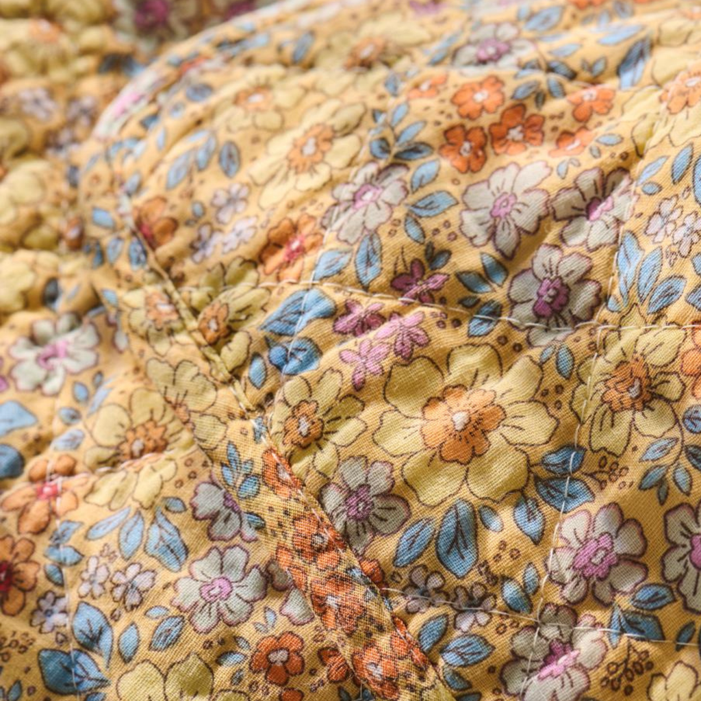 Ib Laursen Quilt Plaid - Gul/Blå/Orange/Lilla