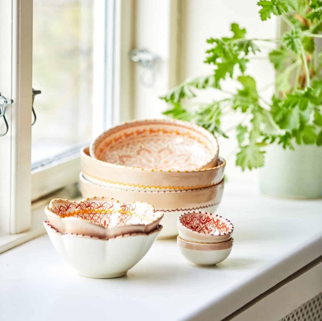Spliid Aris Clay Dyb Skål Mellem - 2 farver