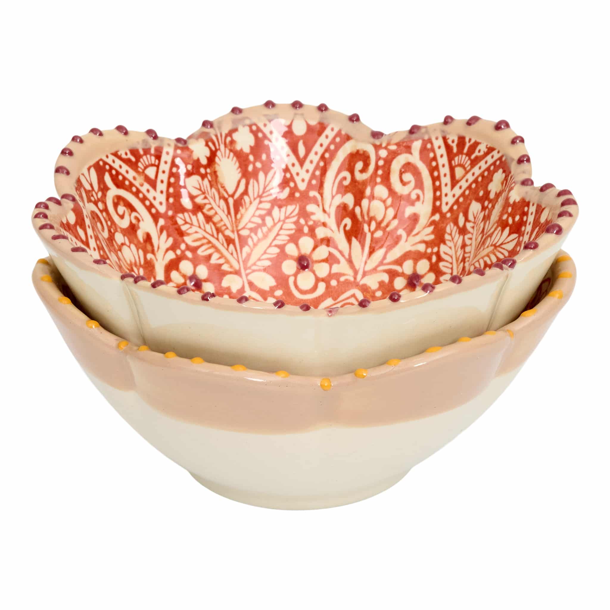Spliid Aris Clay Scalloped Skål - 2 farver