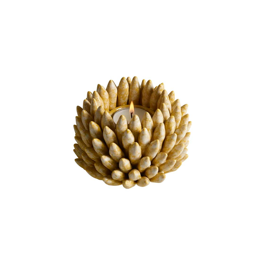 Mogihome Shelly Fyrfadsstage - Yellow